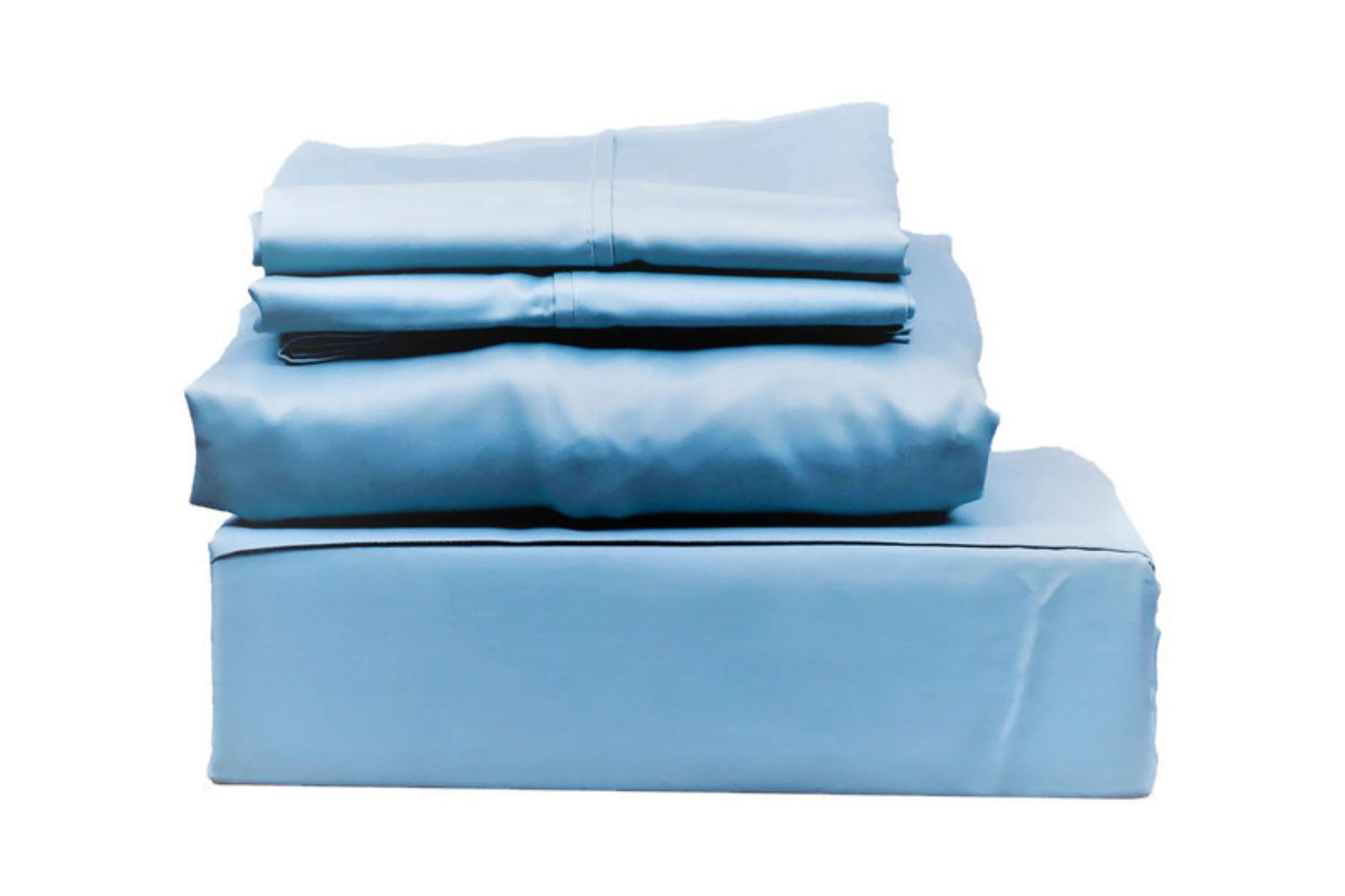 400 TC SOLID,100% COTTON SATEEN, 4 PC BED SHEET SET