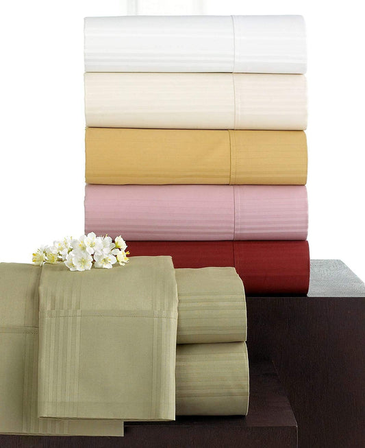 300 THREAD COUNT 100% COTTON SATEEN BED SHEET SET
